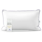 Queen Anne The Original Pillow - Famous 100% European White Goose and Duck Down Blend - Cruelty Free Luxury Hotel Pillows - Made in USA (King Medium Fill)