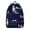 Blue-30, variant on Mystical Goth Backpack, Lightweight School Bag with Starry Night Sky, Moon, and Sunburst Pattern