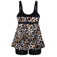 thumbnail image 6 of Mycoco Women's Plus Size Tankini Swimsuits Two Piece Bathing Suits Tankini Set Swimwear, 6 of 7