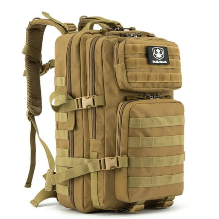 35l Tactical Backpack Barbarians Molle Bug Out Bag Military Assault 35l Tactical Backpack Barbarians Molle Bug Out Bag Military Assault Pack Rucksack For Outdoor Hiking Camping Tan