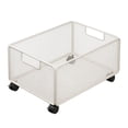 thumbnail image 2 of Organizador rodante debajo del escritorio, carrito de almacenamiento con ruedas, suministros de oficina, organizador portátil de archivos colgantes de 48 x 30 x 23 cm, 2 of 8