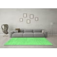 thumbnail image 3 of Ahgly Company Indoor Rectangle Solid Emerald Green Modern Area Rugs, 5' x 7', 3 of 4