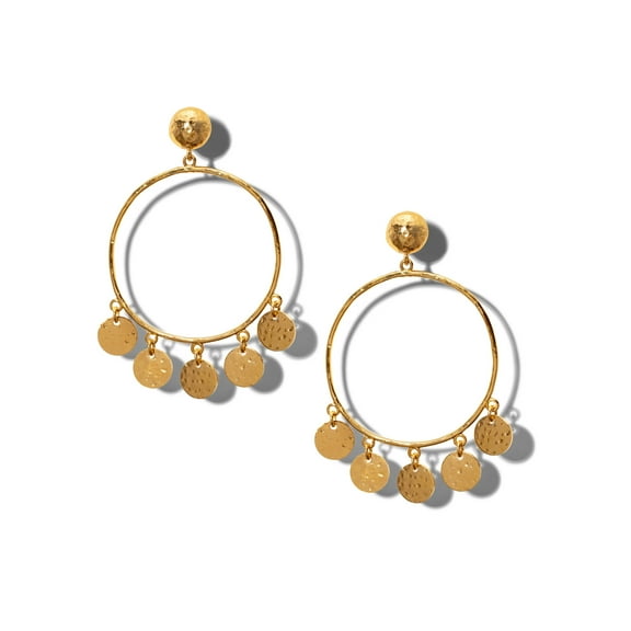 Gold Fortuna Chandelier Earrings