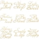 thumbnail image 1 of 9 pegatinas autoadhesivas de metal dorado con frases inspiradoras y palabras energéticas., 1 of 9