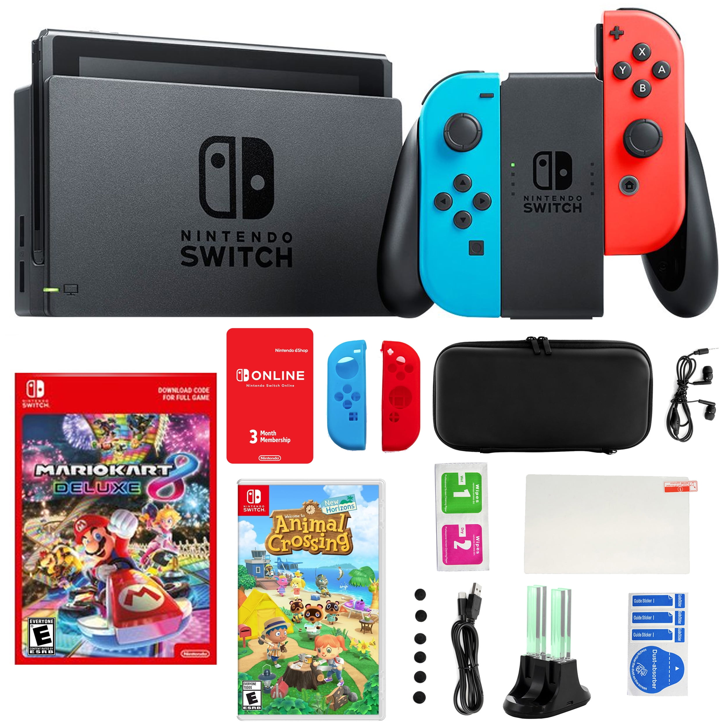 2500px x 2500px - 2022 Newest Ninteno Switch Animal Crossing Jon-Con Console With NSSCD 32GB  Storage Card, HDMI Cable and 10 in 1 Accessory Case - Walmart.com