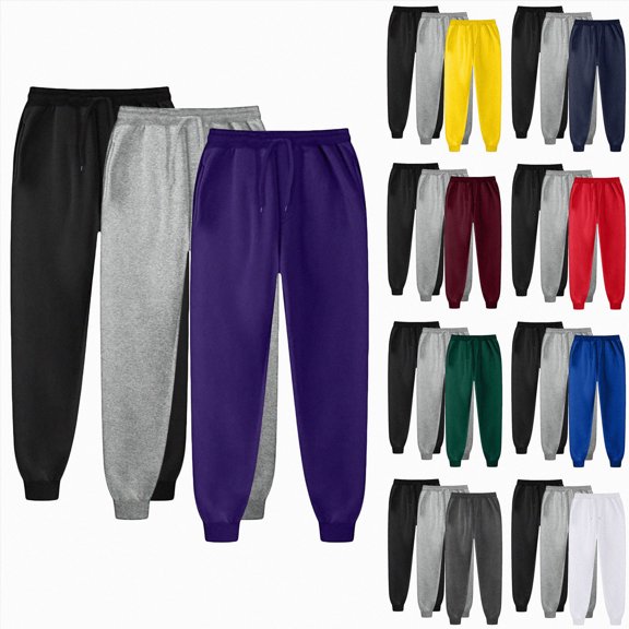 Mens Casual Joggers Pants Stretch Waist Drawstring Cargo Pants Casual Sweatpants with Pockets Mens Athletic Gym Cargo Pants ,M-Wine