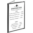thumbnail image 5 of Truecraftware - 8 1/2" x 11" - 3 Fold Panels Menu Cover, Black Color- Set of 30, 5 of 5