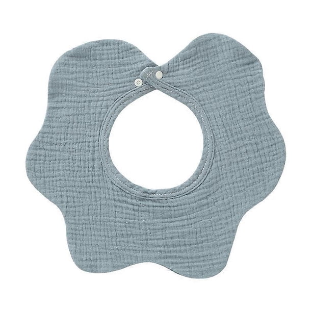Wabjtam - Paquete de 6 baberos de muselina para bebés de 0 a 6 meses, baberos tipo bandana para bebés, niñas y niños, paños para eructar ajustables con rotación de 360 grados