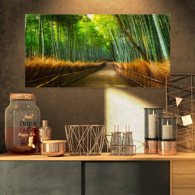 Arashiyama Bamboo Grove Japan - Oversized Forest Canvas Artwork
