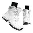 thumbnail image 3 of Xiaoxatg Women's Boots Winter Fashion Thickening Warm Lace Up Solid Color Non Comfortable Footwear 7 White, 3 of 9