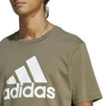 thumbnail image 5 of Big & Tall adidas Essentials Big Logo Tee Color: Better Scarlet Size: 3XL, 5 of 5