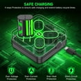 thumbnail image 7 of Charger for Xbox Controller Battery Pack with 4x5520mWh Batteries, ESYWEN Rechargeable Battery Pack for Xbox Series X|S/Xbox One/Elite X/S Controller, Xbox Accessories, 7 of 7
