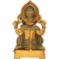 thumbnail image 2 of 18 Crowned Ganesha In Brass Handmade Made In India | Handmade Indian Decorative Sculpture for Home Decor, 2 of 3