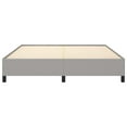 thumbnail image 6 of vidaXL Light Gray Fabric Upholstered Platform Bed Frame King Size, 6 of 10
