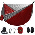 thumbnail image 1 of Hamaca de camping Qevooon con mosquitera, nailon ligero, 1 of 6