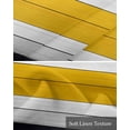 thumbnail image 6 of Farmhouse Yellow Kitchen Valances for Windows Farmhouse Linen Window Valance Curtain for Living Room Window Treatment Gradient Black White Wood Grain Retro Valance Rod Pocket Topper, 60 x 18 Inch, 6 of 6