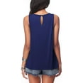 thumbnail image 4 of Womens Tank Tops Summer T Shirts Sleeveless Casual Loose Tunic Blouses, 4 of 4