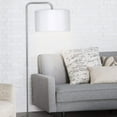 thumbnail image 2 of Grandview Gallery 63.75 Inch Tall 100W Modern Arc Floor Lamp, Nickel, 2 of 2