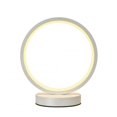 thumbnail image 1 of Round Table Lamp LED Bedside Lamps USB Plug-in LED Night Light 3 Colors Lighting Dimmable Table Lamp For Bedroom Living Room Bar Hotel White, 1 of 5