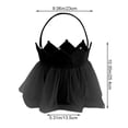 thumbnail image 2 of Jiibva Halloween Felt Candy Bag Princess Crown Trick or Treat Bags for Sweets Bags With Handle Halloween Goody Bags, 2 of 7