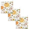 thumbnail image 7 of Dreamtimes 3 PCS Colorful Pumpkins Autumn Baby Muslin Washcloths, Leaves Sunflower Face Towel Burp Cloths Ultra Soft Absorbent Cotton Bath Wipes Towels for Newborn Boys Girls, 7 of 7