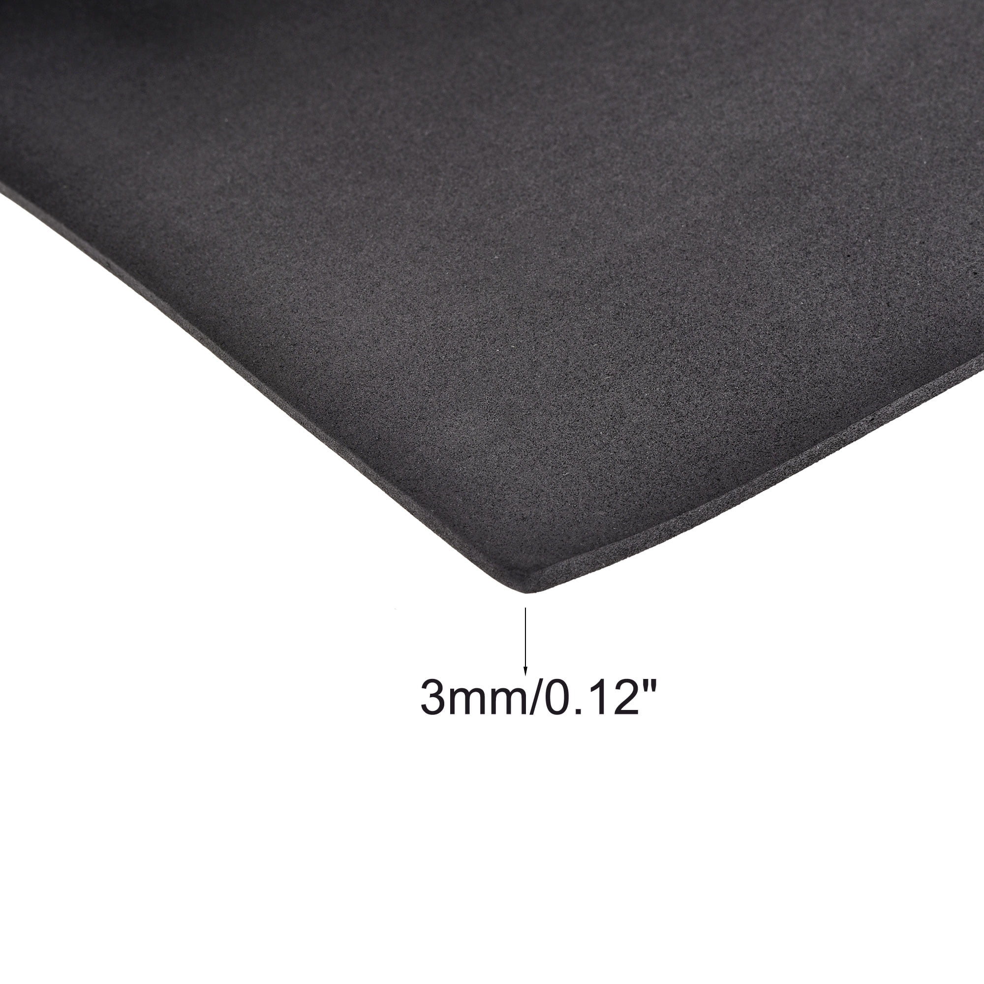 Uxcell Black EVA Foam Sheets Roll 13 x 39 Inch 3mm Thick for Crafts DIY Projects