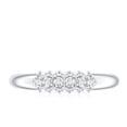 thumbnail image 4 of Rosec Jewels Lab Grown Diamond Wedding Band - Mens Classic Ring - EF-VS Quality, 10K White Gold, US 3.50, 4 of 8