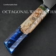 thumbnail image 3 of 8-inch Damascus Kitchen Knives Handmade Forged 67 Layers 440C Steel Professional Chef Knife with Octagonal Wooden Handle, 3 of 5