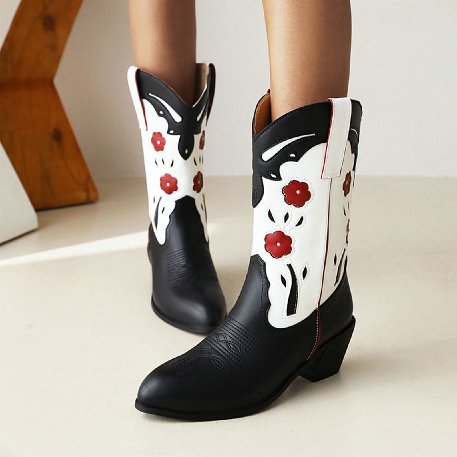 Size 39 Black Shoes Womens Shoes Boots Cowboy & Western Boots Karima cowboy Boots 