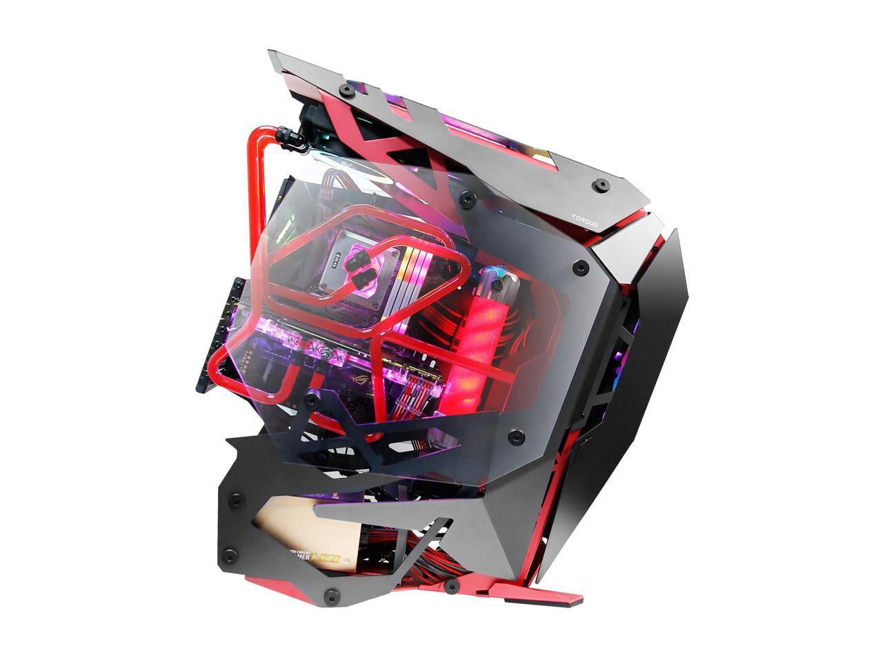 Antec TORQUE Black / Red Aluminum ATX Mid Tower Computer Case
