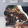 thumbnail image 7 of Game Of Thrones Fleece Blanket Super Soft Cozy Throw Blanket Fuzzy Comfy Flannel Blanket Warm Plush Blankets And Throws For Couch, Sofa, Bed 40"X30", 7 of 7