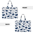 thumbnail image 2 of Kdxio Cute Cartoon Dinosaurs File Tote Document Bag Business Briefcase Bag Document Organizer Tote Briefcase for Letter A4 Files Business Teacher Office Bag, 2 of 8
