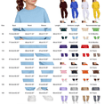 thumbnail image 2 of GiLiling 2-Piece Sweatsuits for Boys and Girls, School Athletic Outfit, Fall Winter Tracksuit with Pullover Sweatshirt (White, 2-3 Years), 2 of 5