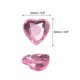 thumbnail image 2 of Uxcell 40 Pcs Acrílico Corazón Rhinestone 0.79" Fondo Plano Gemas Plásticas Rosa Claro, 2 of 7