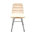 thumbnail image 1 of Silla de Exterior Mundo In Guyana Acero y Rattan 41.5 x 56 x 81 cm, 1 of 6