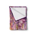 thumbnail image 2 of Flower Soft Flannel Fleece Blanket, Watercolor Painting Effect Wisteria Tree Blossoms Soft Scenic Spring Display, Cozy Plush for Indoor and Outdoor Use, 50" x 60", Violet Purple Pink, by Ambesonne, 2 of 6