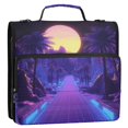 thumbnail image 5 of FORMRS Zipper Binder with Shoulder Strap 2-inch Ring 500 Sheet Capacity File Bag, Blue Road, 5 of 5