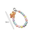 thumbnail image 6 of Hyasfey Women Phone Wrist Lanyard Candy Color Flower Beads Phone Wrist Rope Anti-lost Cell Phone Case Hand-held Strap, 6 of 8