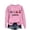 Pink, variant on Long Sleeve Shirts for Women Hemlock Hooded Long Sleeved Casual Printed Sweatshirt