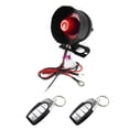 thumbnail image 1 of 12 V Practical Anti-theft Vibrations Alarm One Way Vehicle Burglar Alarm Securitys Protections Sensitivity Adjustable Universal Car Anti-theft Device Set with 2 Remote Controls, 1 of 8