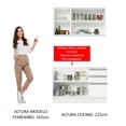thumbnail image 4 of Cocina Integral Madesa Glamy Sin Tarja 120 Cm Blanco, 4 of 10
