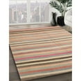 thumbnail image 3 of Ahgly Company Machine Washable Indoor Square Contemporary Copper Red Pink Area Rugs, 8' Square, 3 of 7