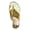 Gold, variant on Clearence Women‘s Euro-Chic Geometric Stone Sandals Summer Beach Slides with Wide Toe Box Flat Sole Non-Slip Traction Comfortable Outdoor Casual Walking Shoes