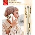 thumbnail image 7 of LeYi For iPhone 16 Pro Case: Soft Cute, Tempered Glass Screen Protector 2 Pcs, White, 7 of 7