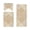 A, variant on Bathroom Rug Sets 3 Piece,Super Absorbent Bathroom Mats and U-Shaped Contour Toilet Rug with Gold Texture, Rubber Non-Slip Washable Floor Carpets for Tub Shower (Grid)