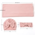 thumbnail image 3 of 3 Pack Baby Newborn Hats Set Knot Beanie Hats Soft for Infant Baby Girls Boys Caps 0-6 Months Beige 0-1 Years, 3 of 6