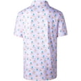 thumbnail image 3 of FYDUU Boys Polo Shirt Graphic Golf Shirts Cute Printed Short Sleeve Active Casual Collared Tops for Kids Back To School Everyday Wear 9-10 Years, 3 of 3