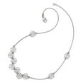 thumbnail image 2 of White Sterling Silver necklace Fancy Themed Satin 19 in 1.5 mm, 2 of 4