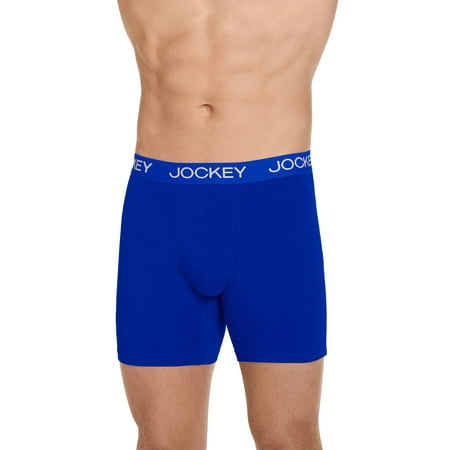 

Jockey Men Sport Silver Cotton Stretch 6 Boxer Brief