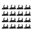 thumbnail image 2 of FONDOTIN 16Pcs Paddle Holder Clip for Kayak Paddles Holder in Black Plastic, 2 of 8
